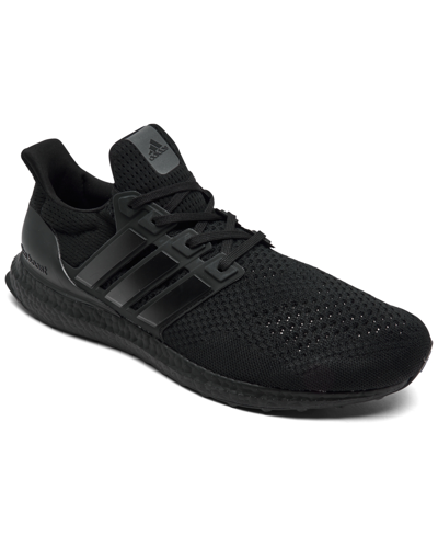 Shop Adidas Originals Men's Ultraboost 1.0 Dna Running Sneakers From Finish Line In Core Black/black