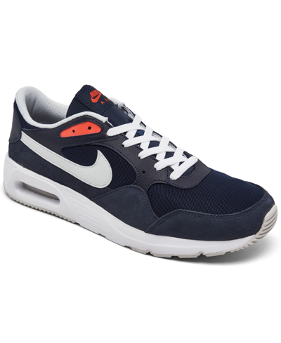 Shop Nike Men's Air Max Sc Casual Sneakers From Finish Line In Obsidian/photon Dust
