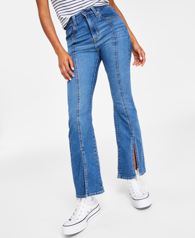 Shop Levi's Women's 726 Flare Split-hem Jeans In Everyones A Winner