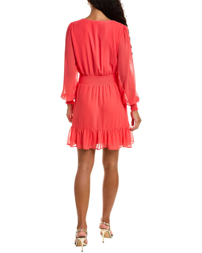 Shop Vince Camuto Wrap Front Dress In Red