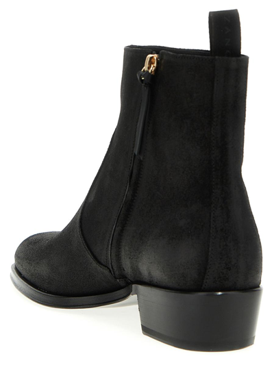 Shop Giuseppe Zanotti 'chicago' Ankle Boots In Black