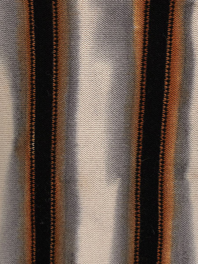 Shop Amiri 'baja Stripe' Hooded Sweater In Multicolor