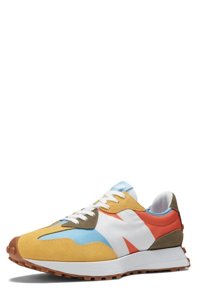 New Balance 327 Sneaker In Wheat Field/ Red Clay