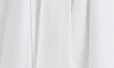 House Of Cb Piera Cotton Blend Fit & Flare Dress In White