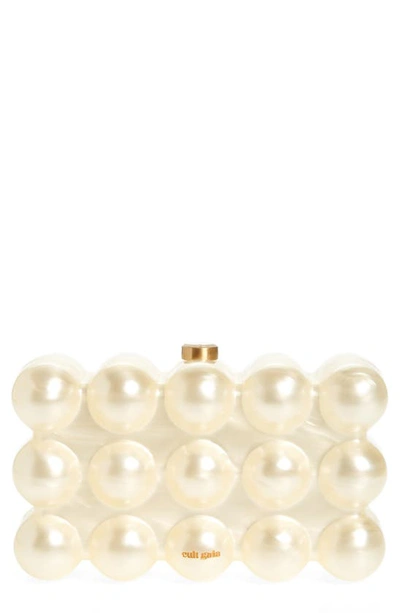 Shop Cult Gaia The Bubble Acrylic Box Clutch In Ivory