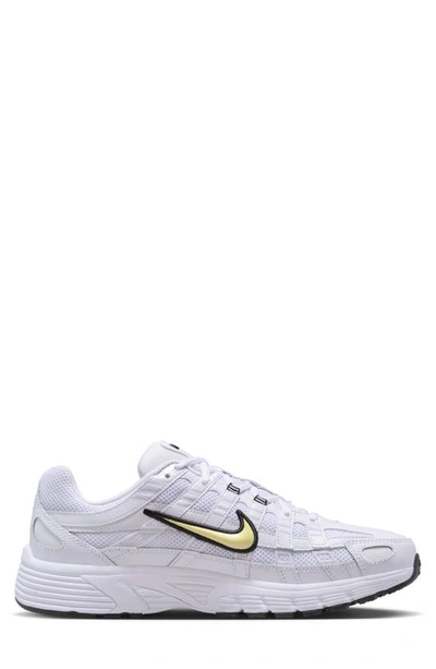 Shop Nike P-6000 Sneaker In White/ Lemon Chiffon/ Black