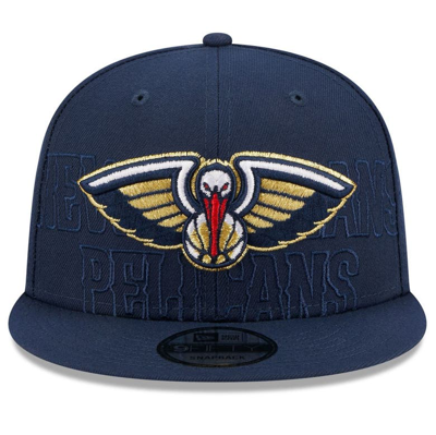 Shop New Era Navy New Orleans Pelicans 2023 Nba Draft 9fifty Snapback Hat