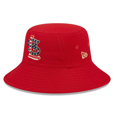 Shop New Era Red St. Louis Cardinals 2023 Fourth Of July Bucket Hat