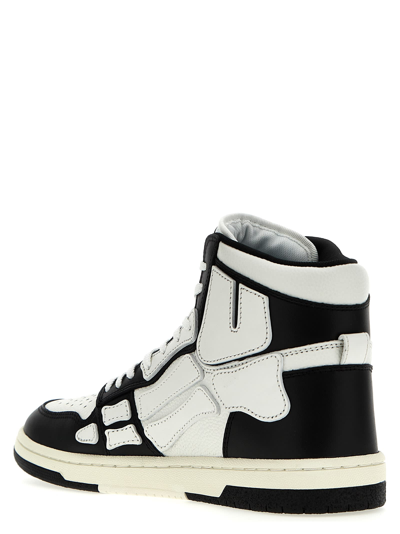 Shop Amiri Skeltop Sneakers In White/black