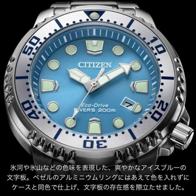 Pre-owned Citizen Bn0165-55l Promaster Marine Series Eco Drive Watch Japan Import