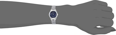 Pre-owned Seiko Swcw117 Dolce & Exeline Pair Titanium Navy Solar Watch Women Box