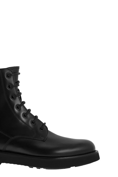 Shop Church's Nanalah L - Semi-gloss Calfskin Ankle Boot In Black