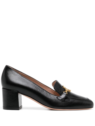 Shop Bally Obrien 50mm Leather Pumps In Black