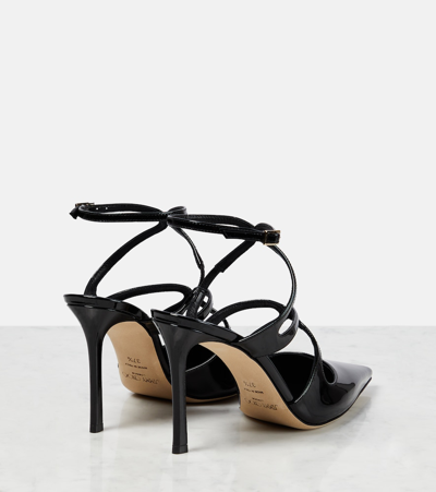 Shop Jimmy Choo Azia Patent Leather Pumps In Black