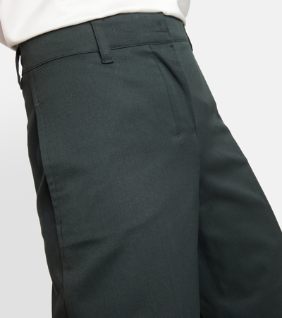 's Max Mara Cotton Straight Pants In Black