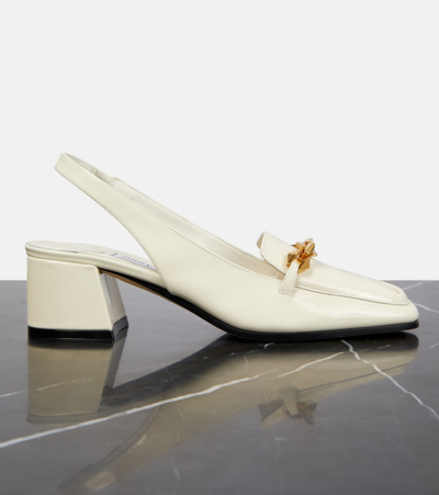 Jimmy Choo Slingback Diamond Tilda 45 Décollet In White