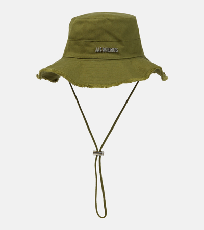 Shop Jacquemus Le Bob Artichaut Bucket Hat In Neutrals