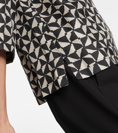 's Max Mara Relais Silk Blouse In Multicoloured