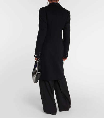 Shop Sportmax Morgana Wool Coat In Black