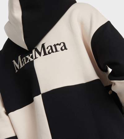 Shop 's Max Mara Innocuo Cotton-blend Zipped Hoodie In Multicoloured