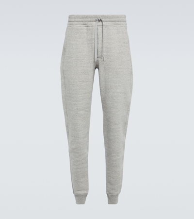 Shop Tom Ford Cotton Sweatpants In Grey