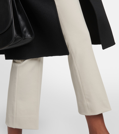 's Max Mara Trousers With Back Welt Pockets And Belt Loops In Neutrals