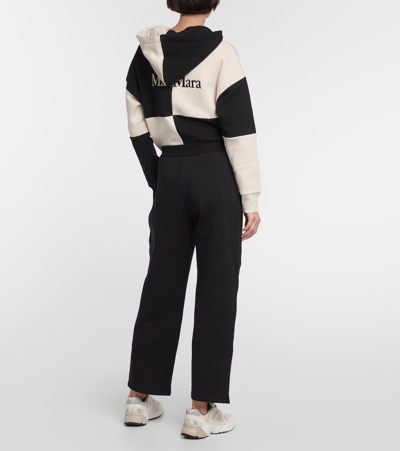 Shop 's Max Mara Damiana Cotton-blend Pants In Black