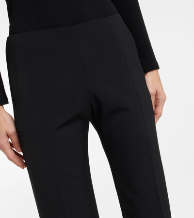 Shop The Row Flame Low-rise Straight Pants In Black