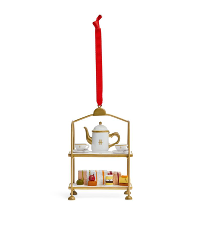 Shop Harrods Afternoon Tea Stand Tree Decoration In Gold
