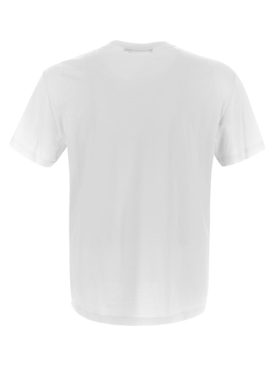 Shop Dolce & Gabbana Cotton T-shirt With Embossed Logo In White