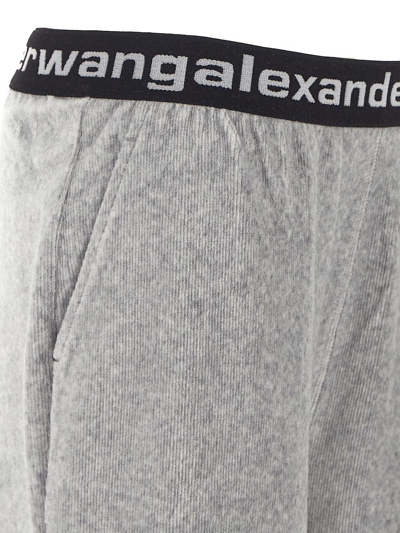 Shop Alexander Wang T Stretch Corduady Trousers In Grey