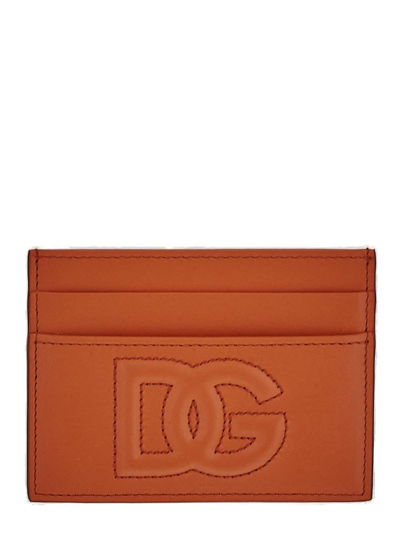 Shop Dolce & Gabbana Logo In Orange