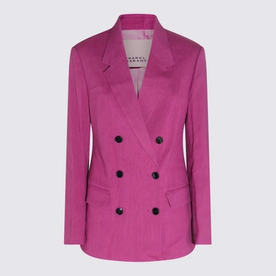 Shop Isabel Marant Jackets In Pink Lavander