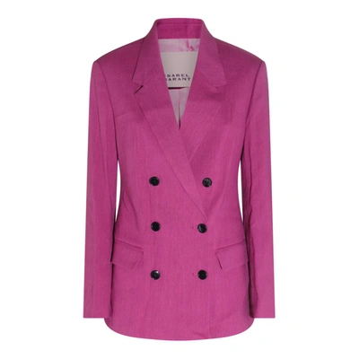 Shop Isabel Marant Jackets In Pink Lavander