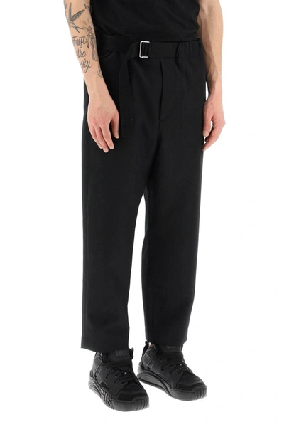 Shop Oamc Lightweight Canvas Pants In Black