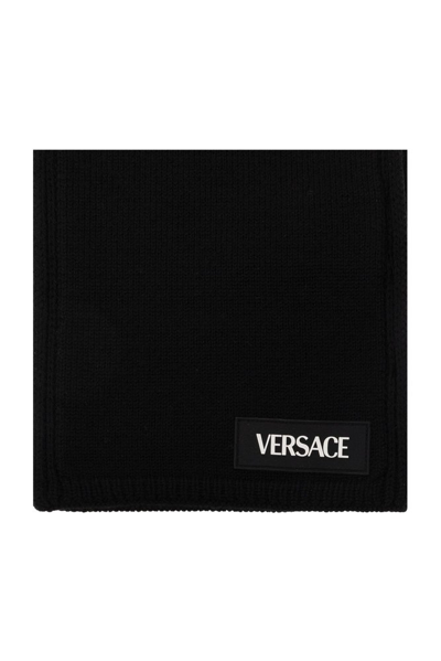 Shop Versace Kids Logo In Black