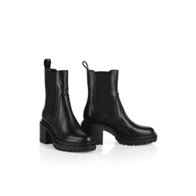 Shop Marc Cain Black Chelsea Ankle Boots Vb Sb.02 L01 Col 900