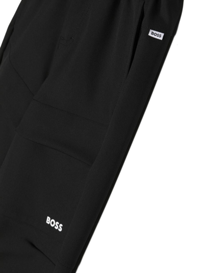 Shop Bosswear Logo-print Track Pants In Black