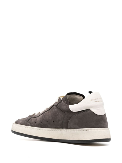 Shop Officine Creative Lace-up Low-top Sneakers In Grey