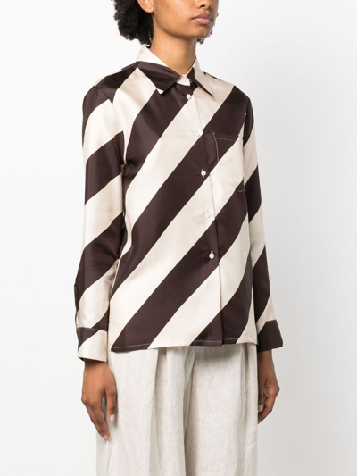 La Doublej Boy Shirt In Brown
