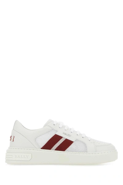 Shop Bally Sneakers In 0300white