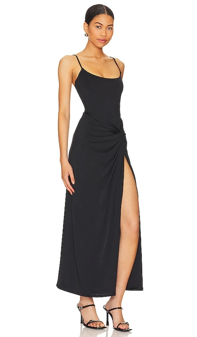 Shop Afrm Deleon Maxi Dress In Black