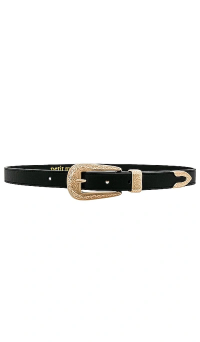 Shop Petit Moments Phoenix Belt In Black