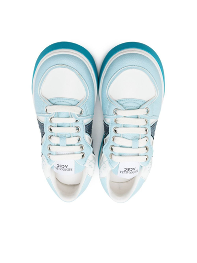 Monnalisa Logo-patch Low-top Sneakers In White