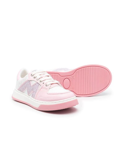 Monnalisa Panelled Low-top Sneakers In White