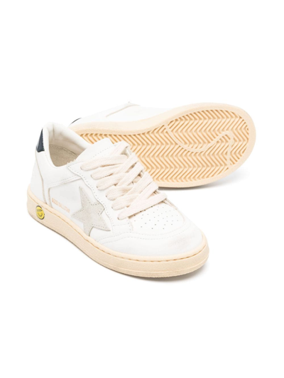 Shop Golden Goose Star-patch Low-top Sneakers In White