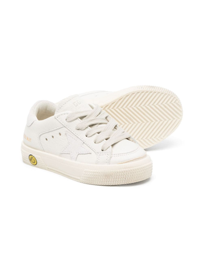 Golden Goose Star-patch Low-top Sneakers In White