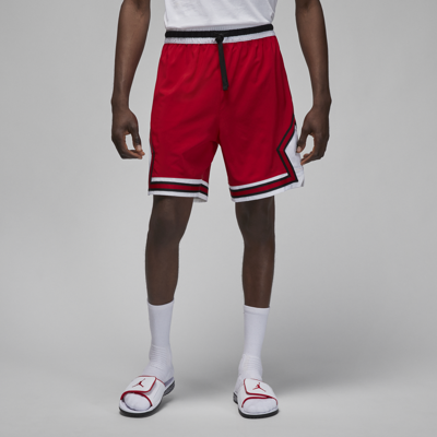 Shop Jordan Men's  Dri-fit Sport Woven Diamond Shorts In Red