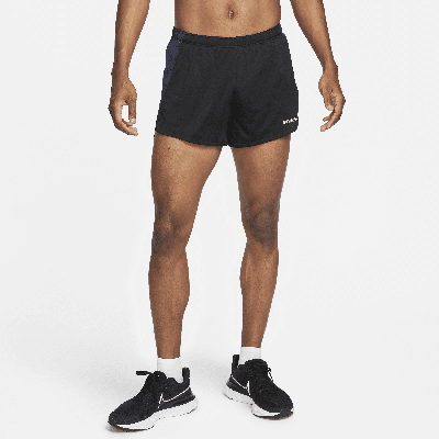 Shop Nike Men's Track Club Dri-fit 3" Brief-lined Running Shorts In Black