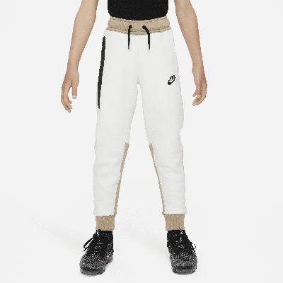Shop Nike Sportswear Tech Fleece Big Kids' (boys') Pants In White
